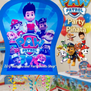 PARTY CHARACTER PIÑATA | CHARACTER THEME PIÑATA | PARTY PIÑATA/ PULL OR SMASH PIÑATA | sIZE: 12"X9"X5"