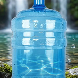 ROUND GALLON 5 GALLON AQUA BLUE