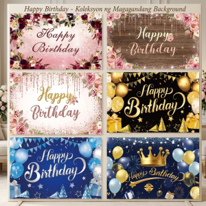 Happy birthday back drop party decor partyneeds suplies minimum 3pcs