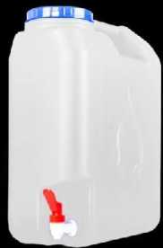 SLIM GALLON 5 GALLON SLIM JUG WHITE