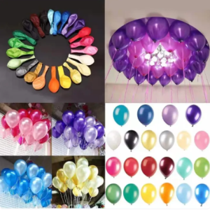 100pcs 10inch Metallic balloon